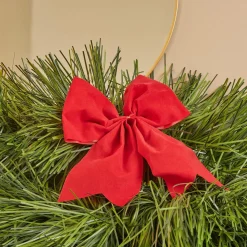Feeric Lights & Christmas Guirlande de sapin (270 cm) Noeux Rouge New