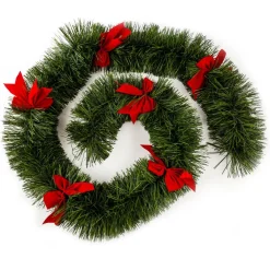 Feeric Lights & Christmas Guirlande de sapin (270 cm) Noeux Rouge New