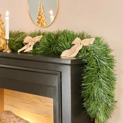FEERIC LIGHTS Guirlande de sapin (270 cm) Nœuds de jute Naturel Outlet