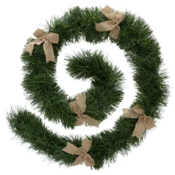 FEERIC LIGHTS Guirlande de sapin (270 cm) Nœuds de jute Naturel Outlet