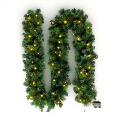 EMINZA Guirlande de sapin lumineuse (300 cm - D25) Edmonton Vert et blanc chaud Sapin vert lumineux Online