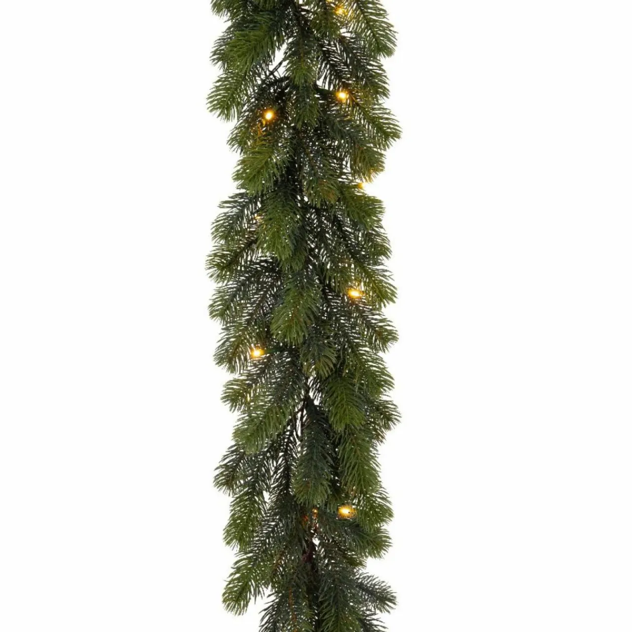 EMINZA Guirlande de sapin lumineuse 35 LED (180 cm) Winnipeg Vert et Blanc chaud Sapin vert lumineux Best