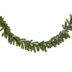 EMINZA Guirlande de sapin lumineuse 50 Led (270 cm - D30) Manitoba Blanc chaud Sapin vert lumineux New