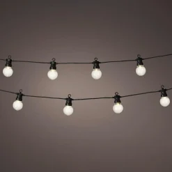 #N/A Guirlande lumineuse connectable jardin 9,5 m 20 LED Guinguette Garden Blanc chaud Outlet