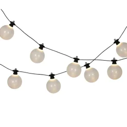 KAEMINGK Guirlande lumineuse de jardin connectable 10 LED (4,5 m) Garden fiesta Blanc chaud