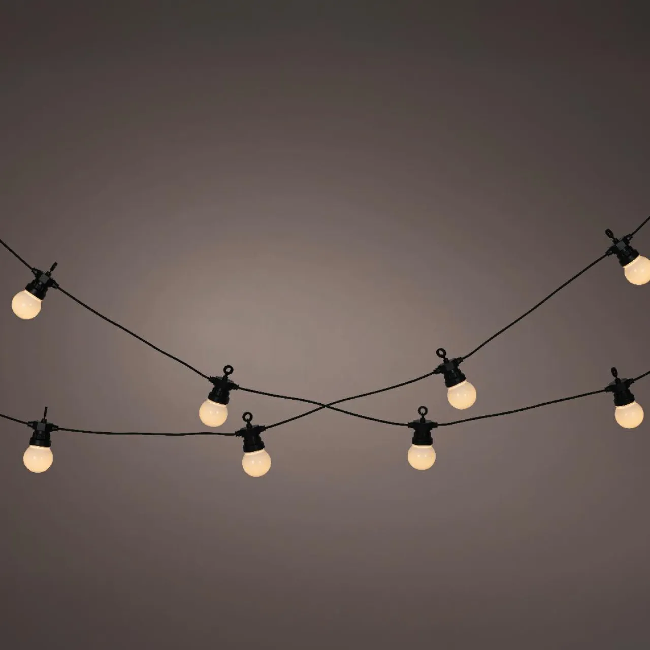 KAEMINGK Guirlande lumineuse de jardin solaire 10 LED (4,5 m) Guinguette estivale Blanc chaud Best