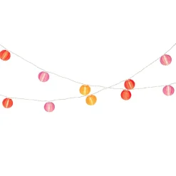 KAEMINGK Guirlande lumineuse extérieure à piles 10 LED (2,7 m) Lanternes chinoises Multicolore Outlet
