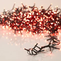 KAEMINGK Guirlande lumineuse 22,5 m 1000 LED câble vert Luxe Rouge Rouge - câble vert