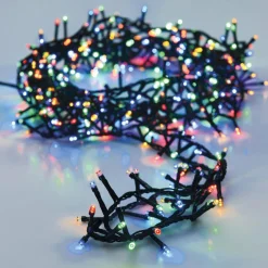 KAEMINGK Guirlande lumineuse 22,50 m 1000 LED câble vert Luxe Multicouleur Multicolore - câble vert New