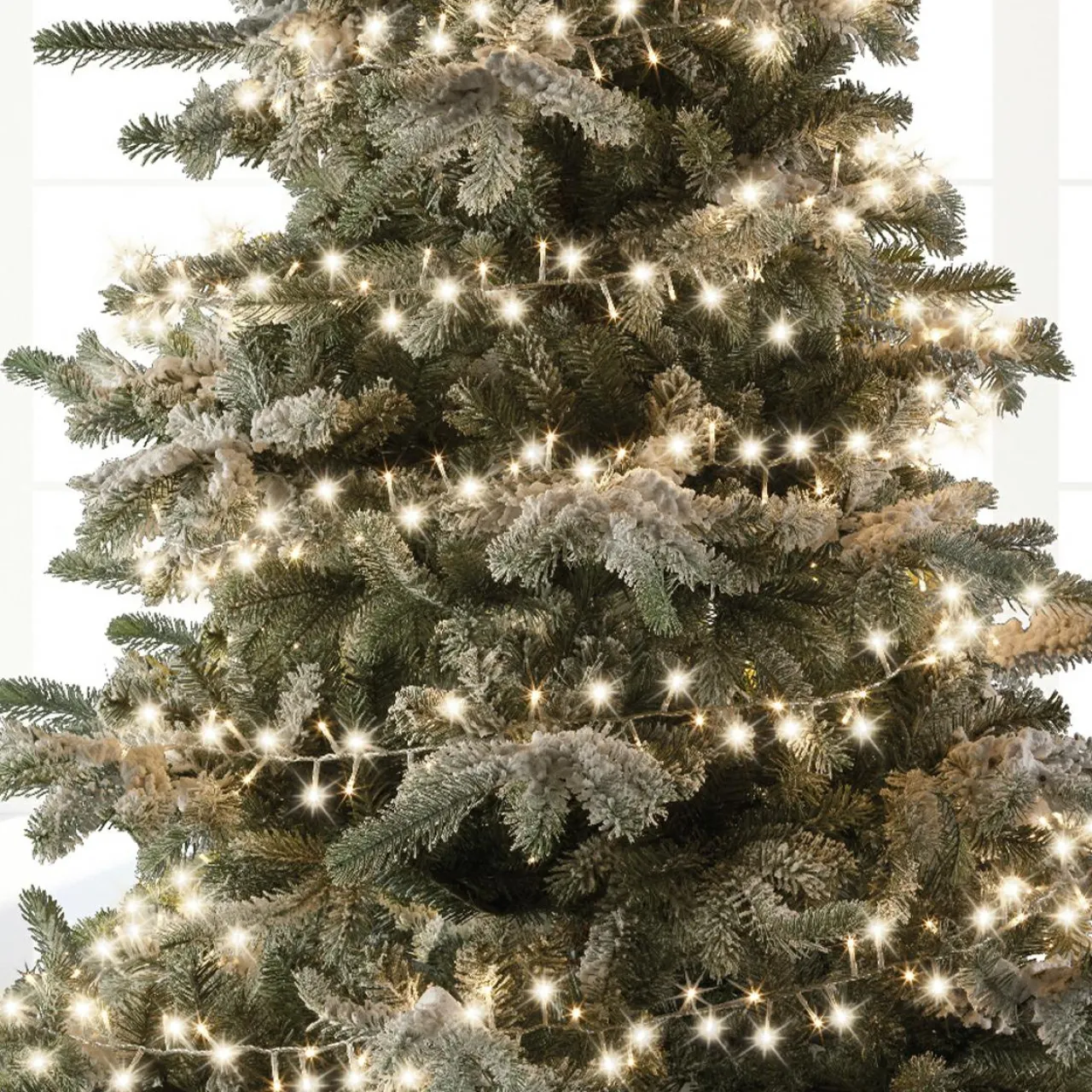 KAEMINGK Guirlande lumineuse 34 m 1500 LED câble transparent Luxe Blanc chaud Blanc Chaud - câble transparent Hot