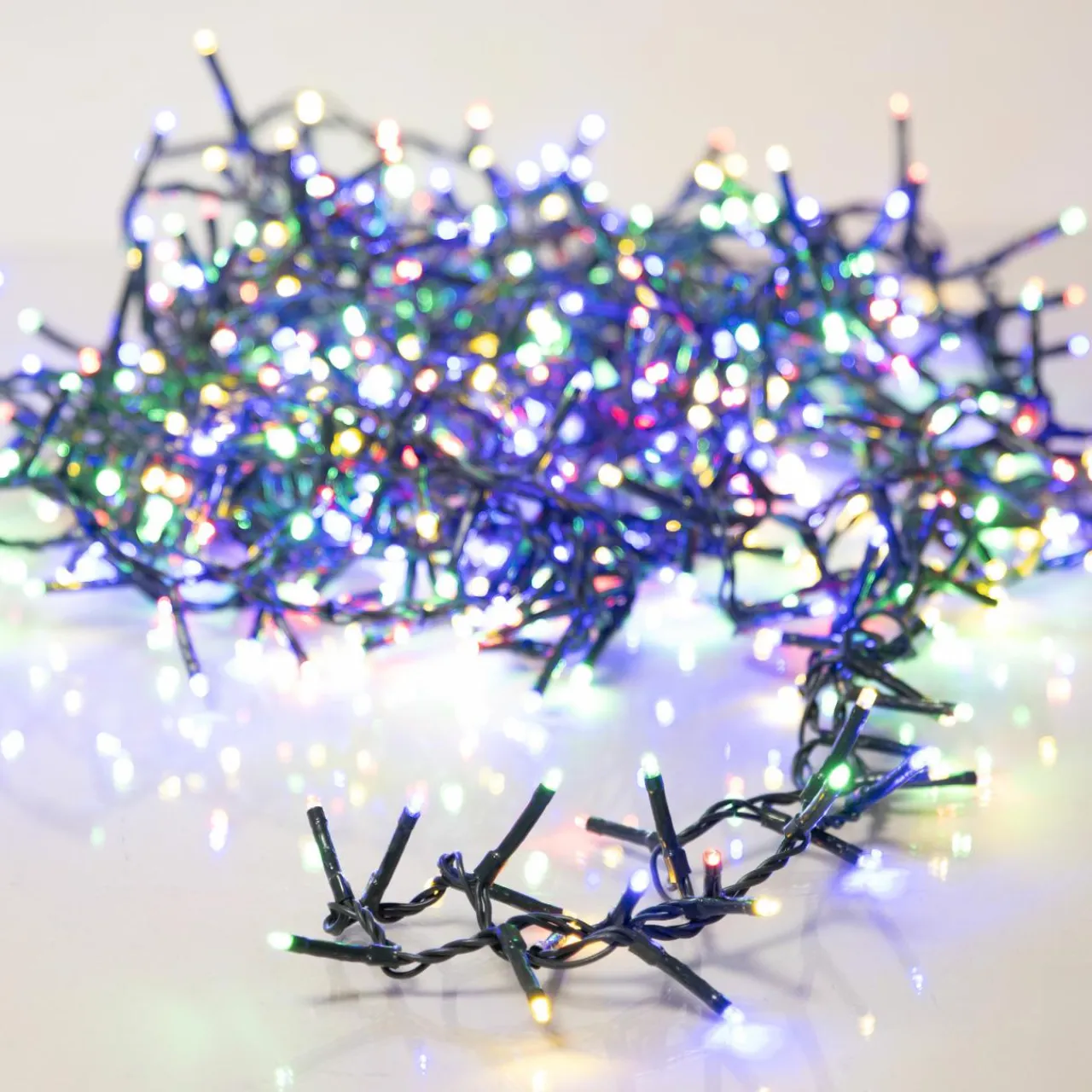 KAEMINGK Guirlande lumineuse 45 m 2000 LED câble vert Luxe Multicolore Multicolore - câble vert Online