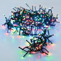 KOOPMAN Guirlande lumineuse 22 m 3000 LED câble noir Boa Multicolore Multicolore - câble noir Online