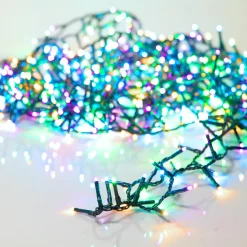 KAEMINGK Guirlande lumineuse 34 m 1500 LED câble vert Luxe Multicolore pastel Multicolore Pastel Câble Vert Best
