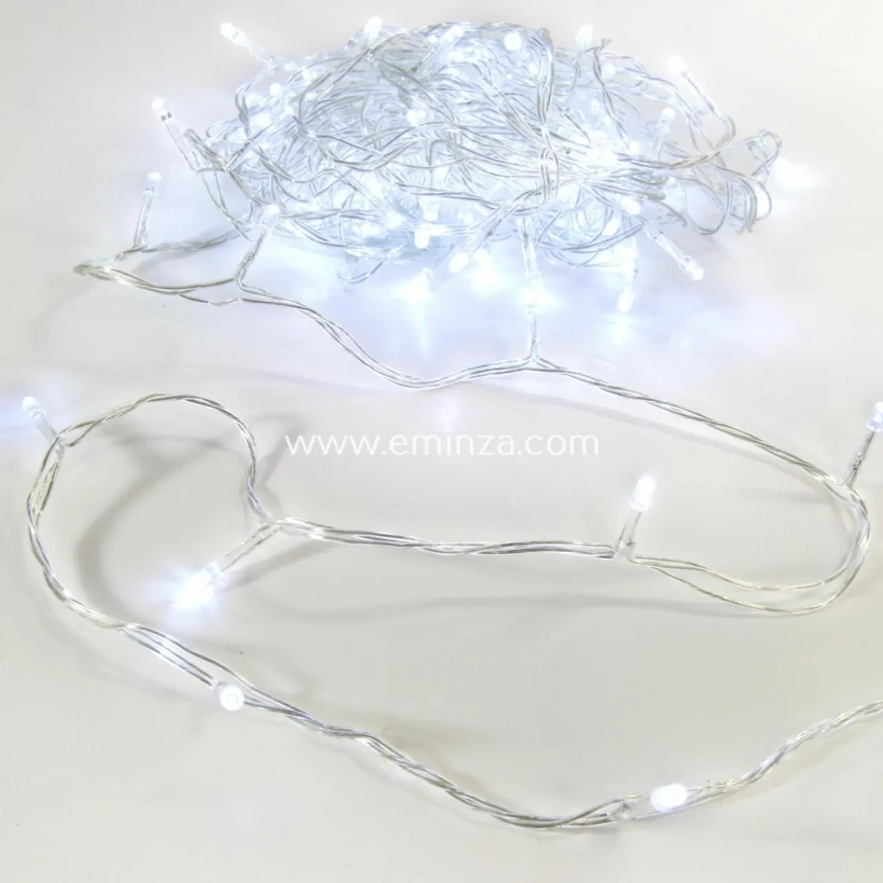 Feeric Lights & Christmas Guirlande lumineuse 30 m 300 LED câble transparent Timer Blanc froid Blanc Froid - câble transparent Online