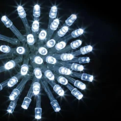 Feeric Lights & Christmas Guirlande lumineuse 30 m 300 LED câble transparent Timer Blanc froid Blanc Froid - câble transparent Online
