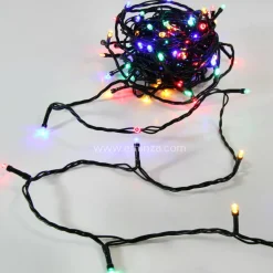 Feeric Lights & Christmas Guirlande lumineuse 50 m 500 LED câble vert Timer Multicolore Multicolore - câble vert