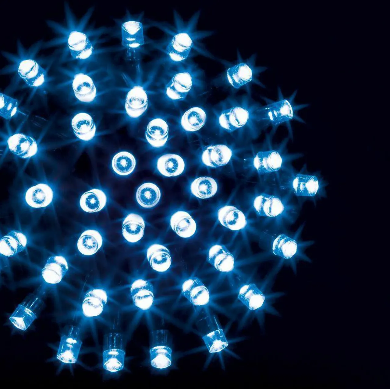 Feeric Lights & Christmas Guirlande lumineuse 30 m 300 LED câble transparent Timer Bleu Bleu - câble Transparent Clearance