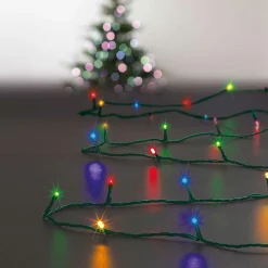 Feeric Lights & Christmas Guirlande lumineuse 30 m 300 LED câble vert Timer Multicolore Multicolore - câble vert Hot