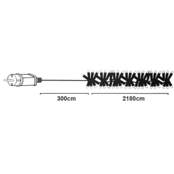 KOOPMAN Guirlande lumineuse 21,80 m 3000 LED câble noir Boa Blanc chaud Blanc Chaud - câble noir Discount