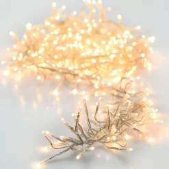 KOOPMAN Guirlande lumineuse 21,80 m 3000 LED câble transparent Boa Blanc chaud Blanc Chaud - câble transparent Discount