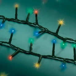 KAEMINGK Guirlande lumineuse 7,50 m 350 LED câble vert Luxe Multicolore Multicolore - câble vert New