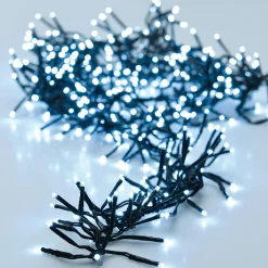 KOOPMAN Guirlande lumineuse 14,60 m 2016 LED câble noir Boa Blanc froid Blanc Froid - câble noir Discount