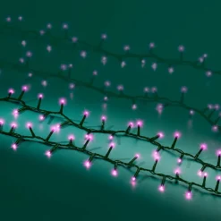 KAEMINGK Guirlande lumineuse 16 m 750 LED câble vert Luxe Rose Rose - câble vert Sale