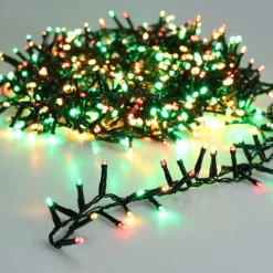 KOOPMAN Guirlande lumineuse 14 m 700 LED câble vert Luxe Multicolore Multicolore - câble vert New