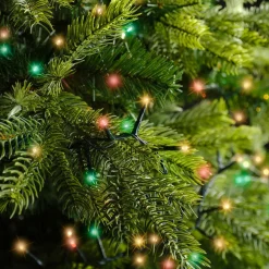 KOOPMAN Guirlande lumineuse 14 m 700 LED câble vert Luxe Multicolore Multicolore - câble vert New
