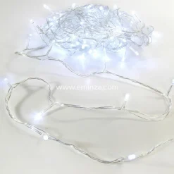 Feeric Lights & Christmas Guirlande lumineuse 10 m 100 LED câble transparent Timer Blanc froid Blanc Froid - câble transparent Online