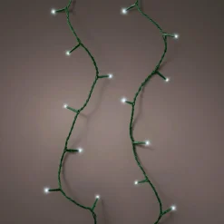KAEMINGK Guirlande lumineuse 18,70 m 250 LED câble vert Raccordable Blanc froid New