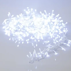 KAEMINGK Guirlande lumineuse 11 m 500 LED câble blanc Luxe Blanc froid Blanc Froid - câble blanc