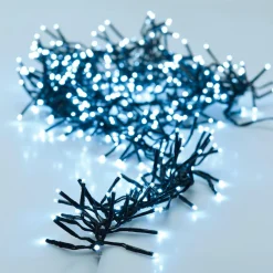 KOOPMAN Guirlande lumineuse 8,40 m 1152 LED câble noir Boa Blanc froid Blanc Froid - câble noir Best