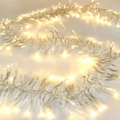 KOOPMAN Guirlande lumineuse 14,60 m 2016 LED câble transparent Boa Blanc chaud Blanc Chaud - câble transparent Online