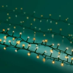 KAEMINGK Guirlande lumineuse 16 m 750 LED câble vert Luxe Blanc chaud et chaud doré Bicolore Blanc chaud / Chaud doré - câble vert New