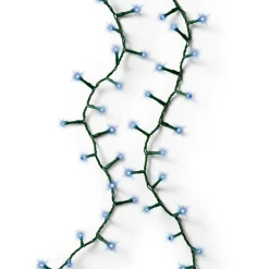 KAEMINGK Guirlande lumineuse 16 m 750 LED câble vert Luxe Bleu Bleu - câble vert