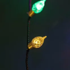 KAEMINGK Guirlande lumineuse 18 m 180 LED câble vert Vintage Multicolore Multicolore - câble vert