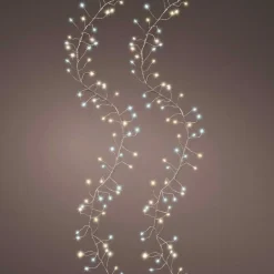 KAEMINGK Guirlande lumineuse 12 m 960 Micro LED câble argent Luxe bicolore Blanc chaud et froid Bicolore Blanc chaud / Froid - câble argent Sale