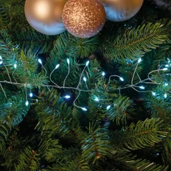 KAEMINGK Guirlande lumineuse 12 m 960 Micro LED câble argent Luxe Blanc froid Blanc Froid - câble argent Sale
