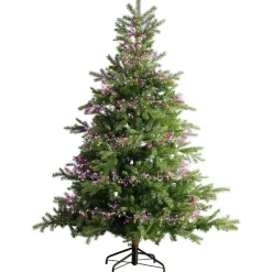 KAEMINGK Guirlande lumineuse 6 m 480 Micro LED câble argent Luxe Tricolore Rose, blanc chaud et froid Tricolore Rose Blanc chaud / froid - câble argent