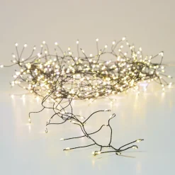 KAEMINGK Guirlande lumineuse 6 m 480 Micro LED câble noir Luxe Blanc chaud Blanc Chaud - câble noir