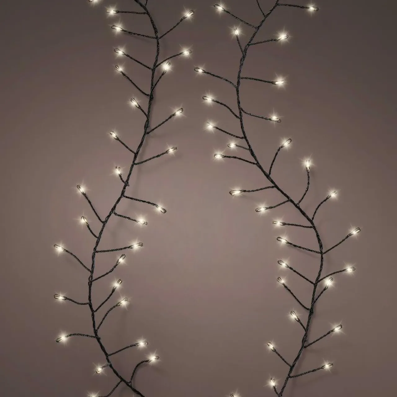 KAEMINGK Guirlande lumineuse 6 m 480 Micro LED câble noir Luxe Blanc chaud Blanc Chaud - câble noir
