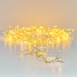 KAEMINGK Guirlande lumineuse 12 m 960 Micro LED câble or Luxe bicolore Blanc chaud et froid Bicolore Blanc chaud / Blanc froid - Câble Or Discount