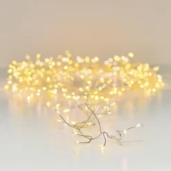 KAEMINGK Guirlande lumineuse 18 m 1440 Micro LED câble argent Luxe Blanc chaud Blanc Chaud - câble argent Clearance