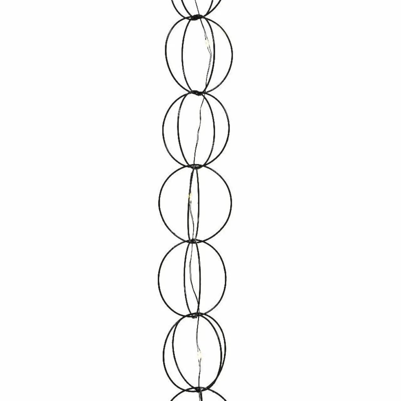 KAEMINGK Guirlande lumineuse à piles 20 LED (1,9 m) Anneaux Blanc chaud Hot