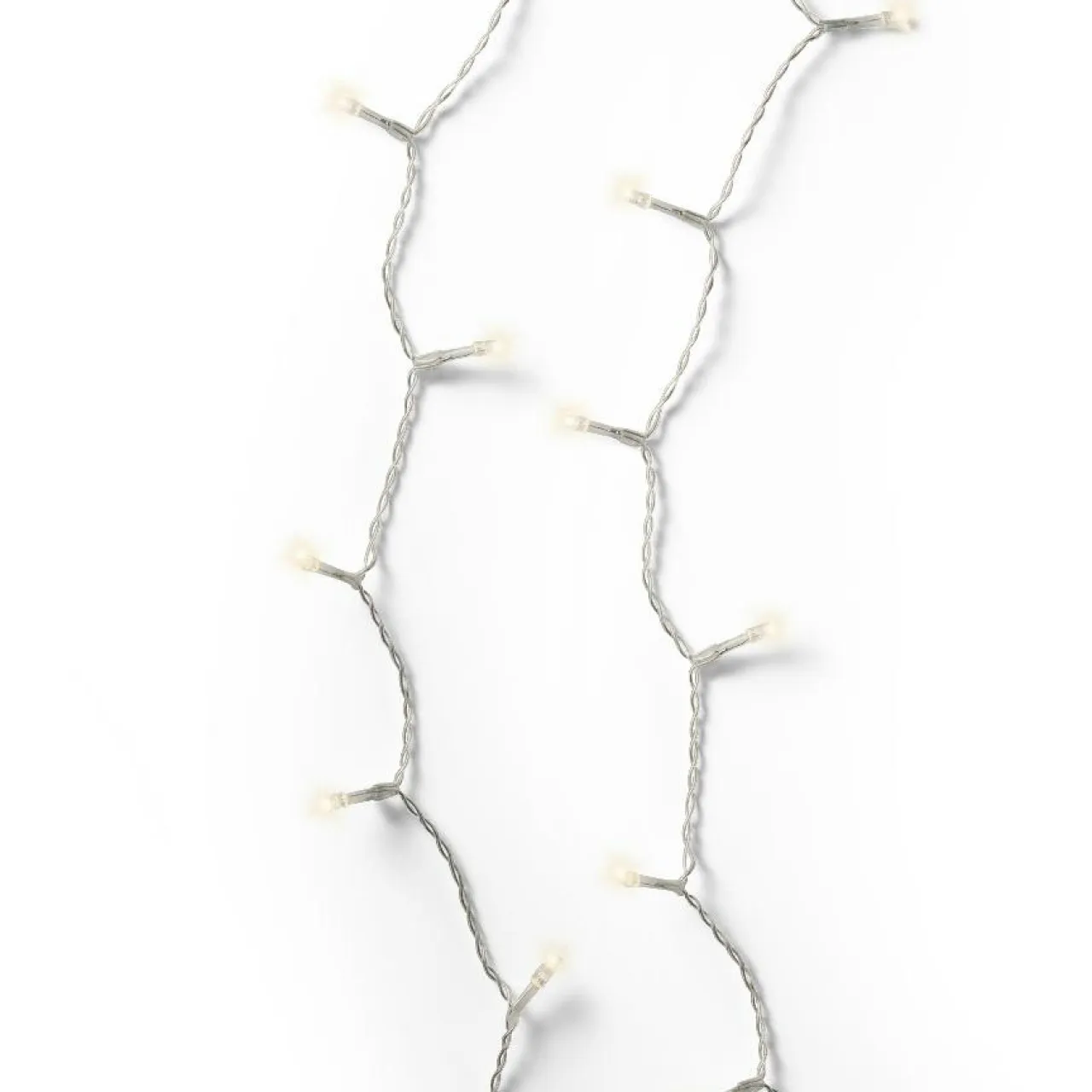 KAEMINGK Guirlande lumineuse à piles 7,10 m 96 LED câble transparent Durawise Blanc chaud Blanc Chaud - câble transparent Hot