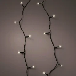 KAEMINGK Guirlande lumineuse à piles 14,30 m 192 LED câble noir Durawise Blanc chaud Blanc Chaud - câble noir Online