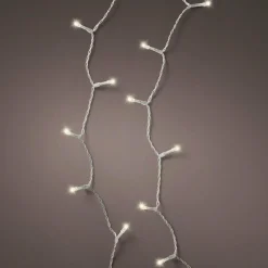 KAEMINGK Guirlande lumineuse à piles 7,10 m 96 LED câble transparent Durawise Blanc chaud Blanc Chaud - câble transparent Best