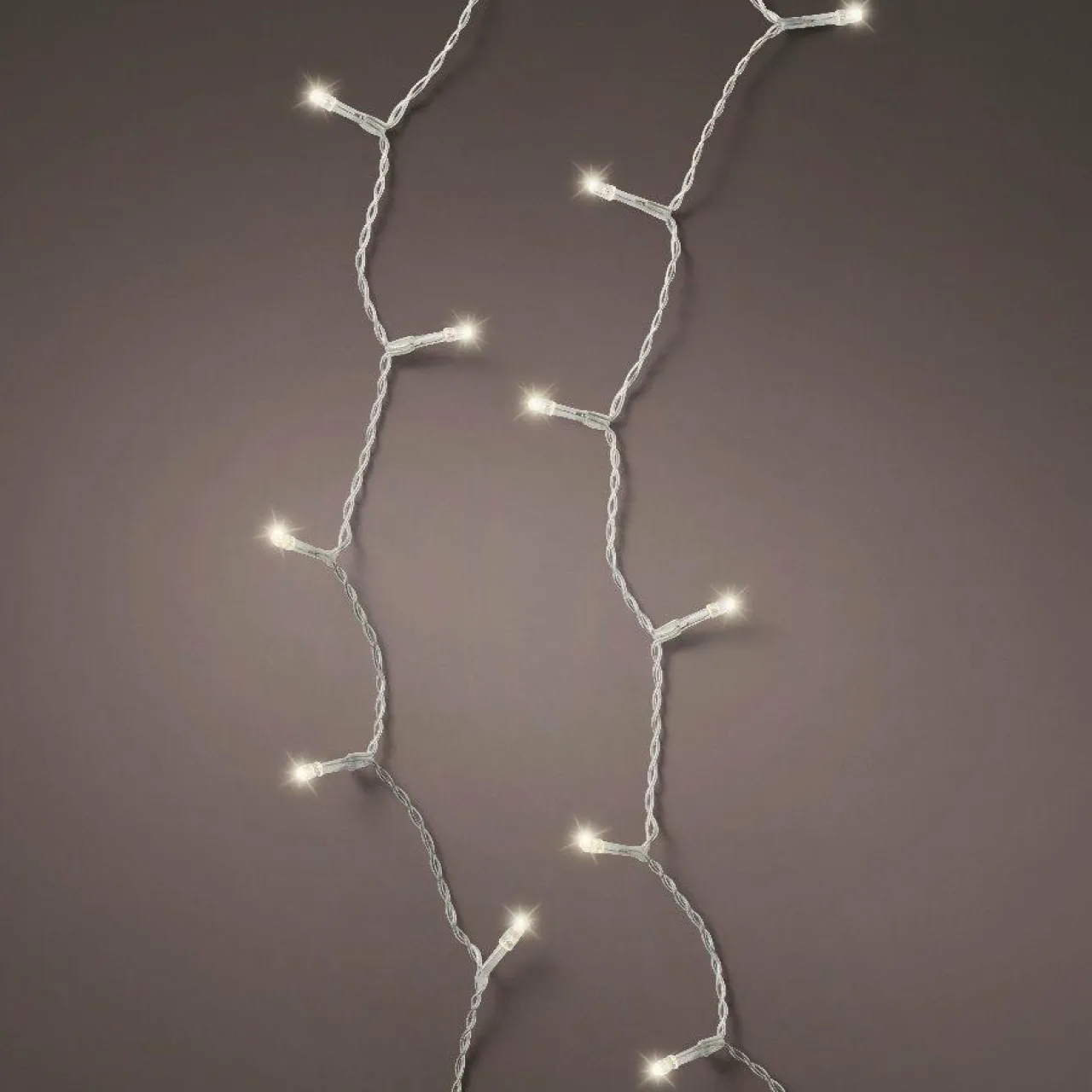 KAEMINGK Guirlande lumineuse à piles 3,50 m 48 LED câble transparent Durawise Blanc chaud Blanc Chaud - câble transparent Sale