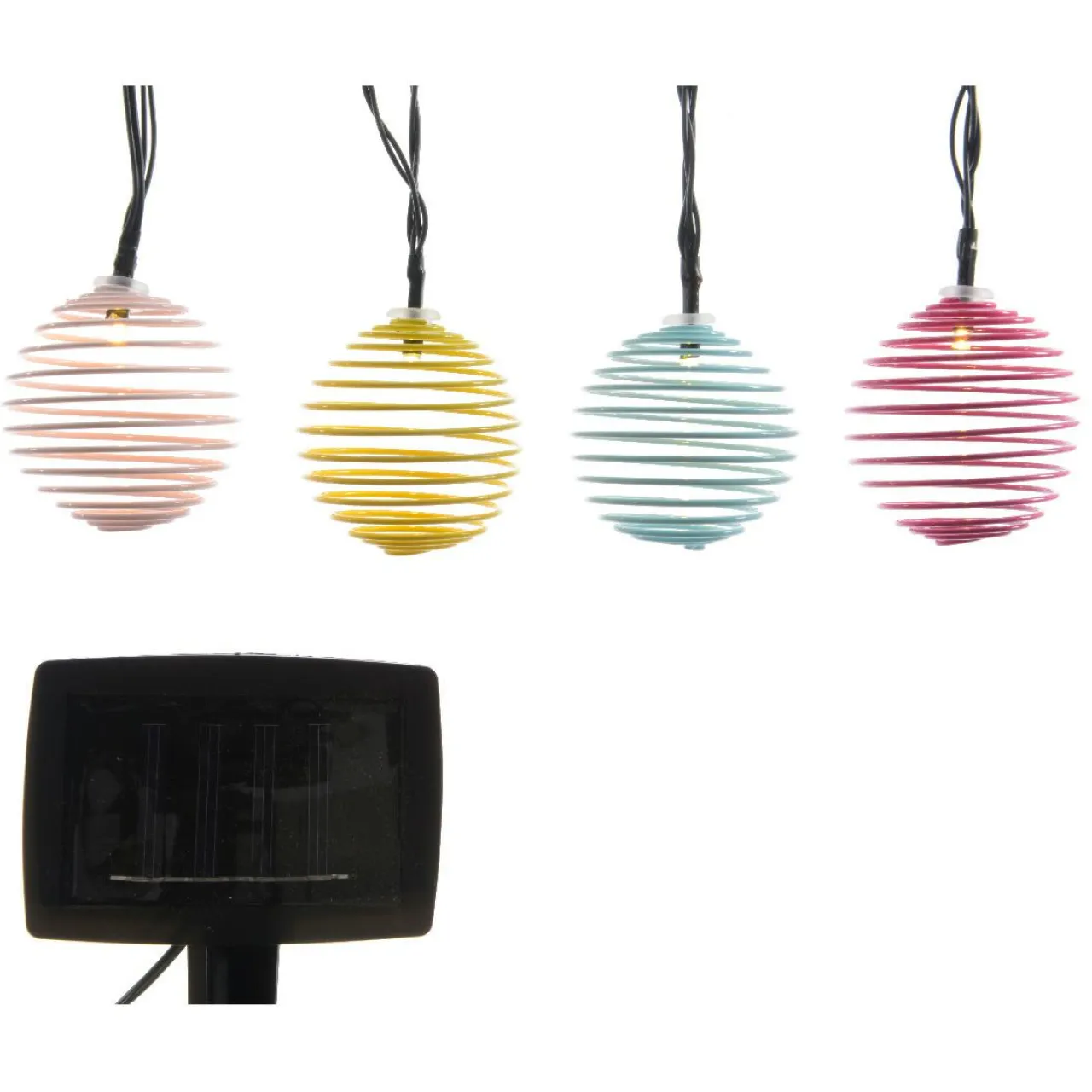 #N/A Guirlande lumineuse solaire 2,7 m 10 LED Rainbow Multicolore Discount